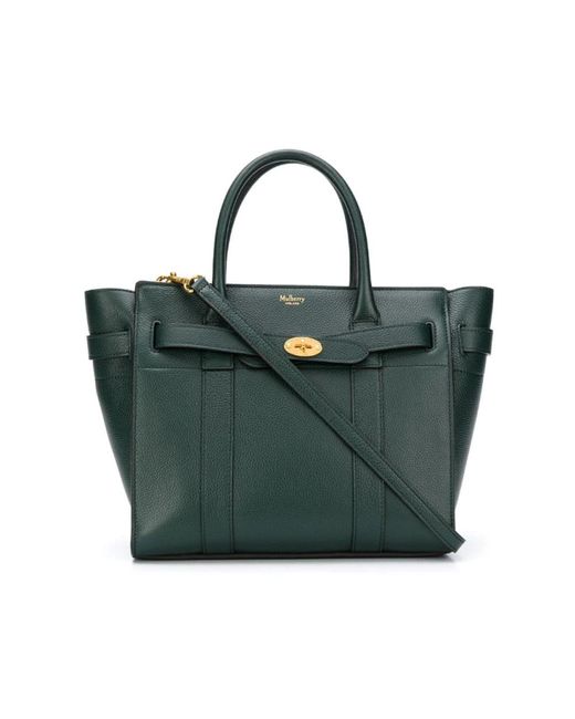 Mulberry Green Grüne leder umhängetasche mit messing-hardware