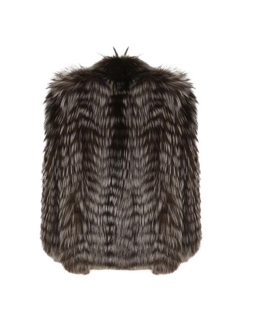 Simonetta Ravizza Black Faux Fur & Shearling Jackets