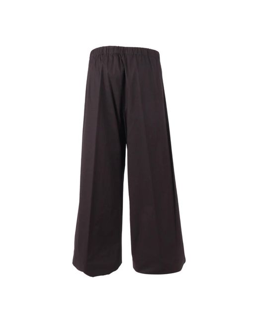Antonelli Black Wide Trousers