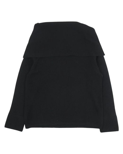 La Fileria Black Round-Neck Knitwear