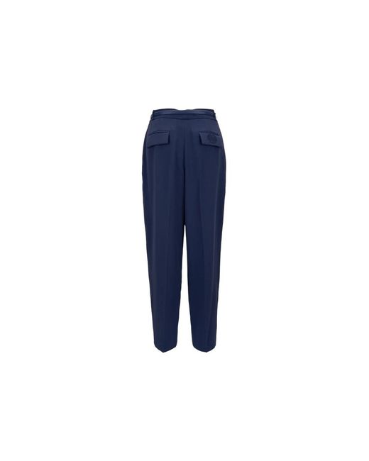 Elisabetta Franchi Blue Tapered Trousers