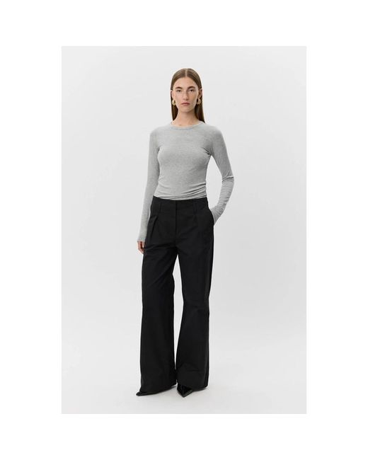 Sofie Schnoor Wide Broeken in het Black