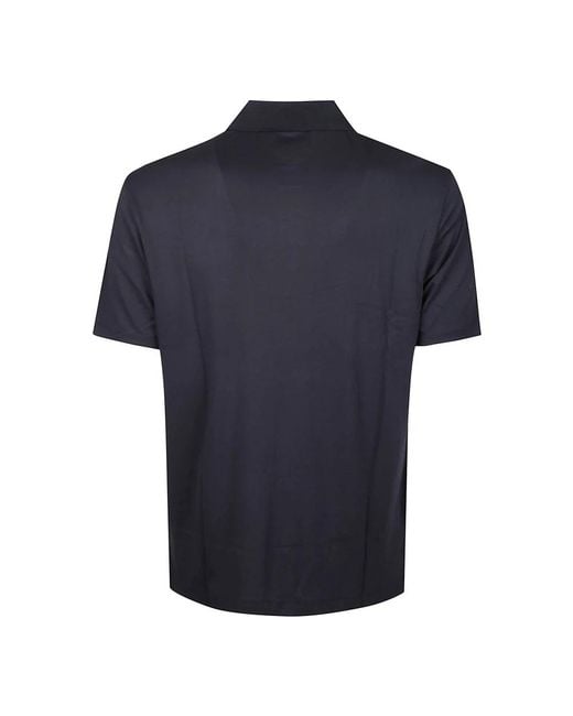 Emporio Armani Blue Polo Shirts for men