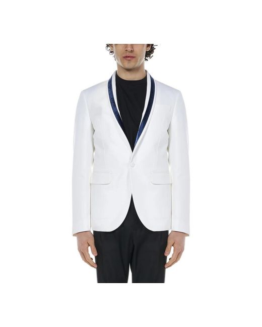 DSquared² White Single Breasted Suits for men