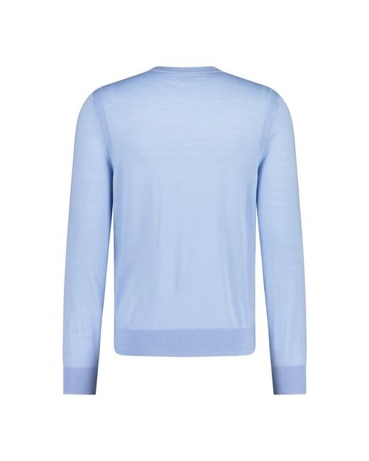 PS by Paul Smith Blue Round-Neck Knitwear for men