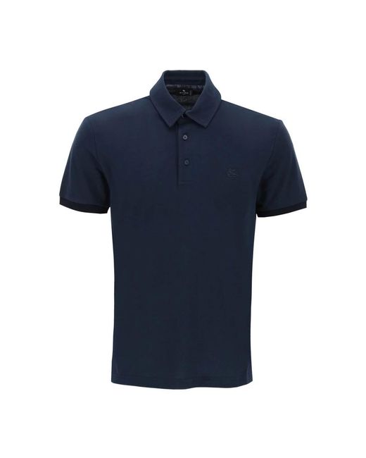 Etro Blue Polo Shirts for men
