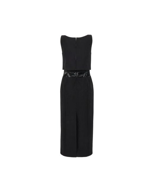 Del Core Black Midi Dresses