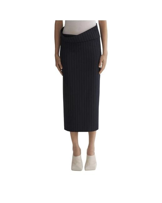 Mugler Black Midi Skirts