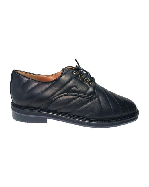 Pollini Blue Laced Shoes
