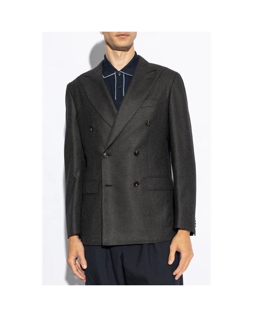 Jackets > blazers Brioni pour homme en coloris Black