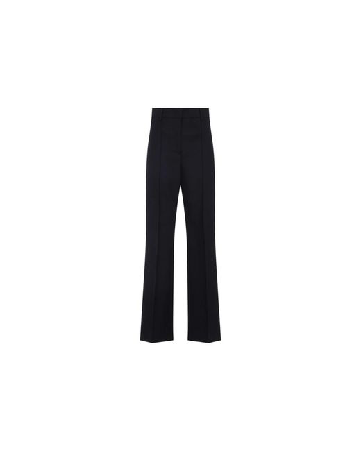 Prada High-Waisted Flared Broeken in het Black