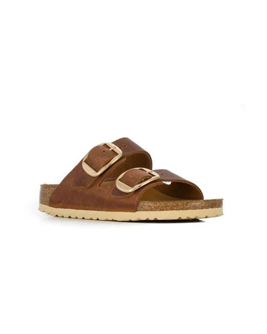 Birkenstock Brown Sliders