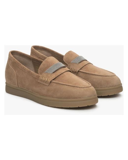 ESTRO Natural Loafers