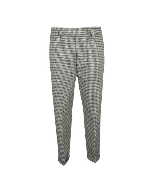 Think! Gray Slim-Fit Trousers