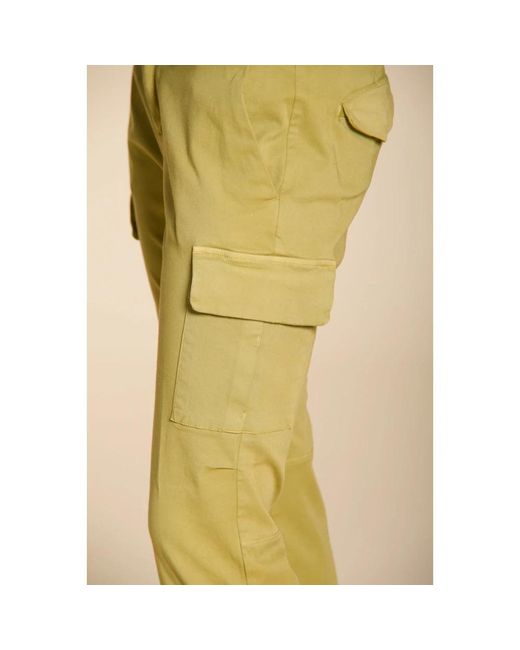 Mason's Yellow Slim-Fit Trousers