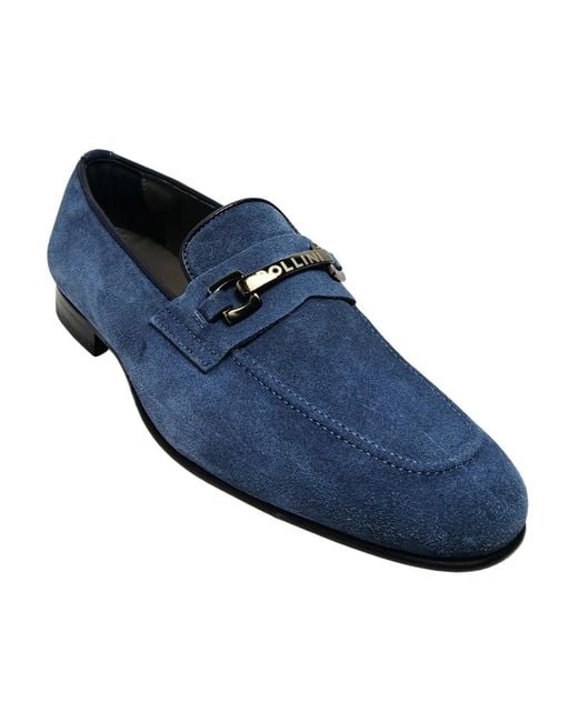 Loafers Pollini pour homme en coloris Blue