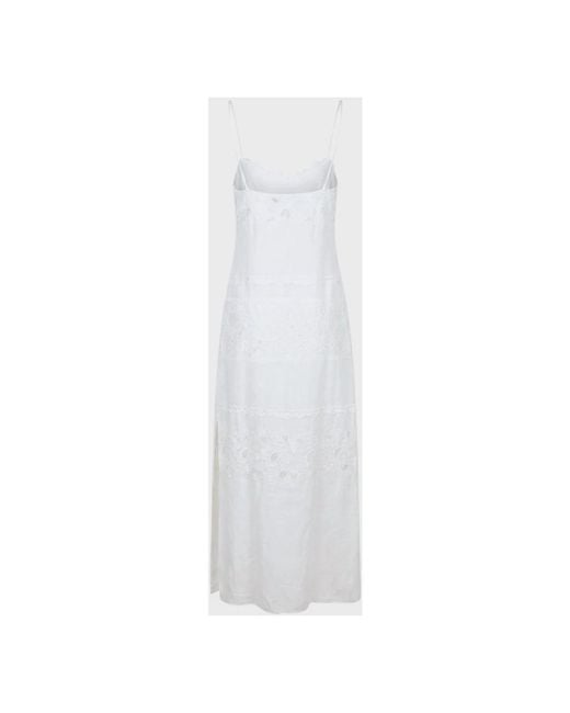 Ermanno Scervino White Midi Dresses
