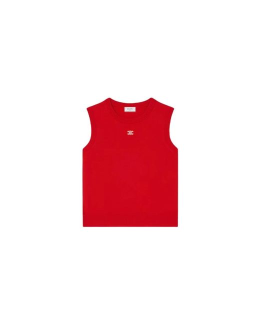 Céline Top Van Fijne Wol in het Red