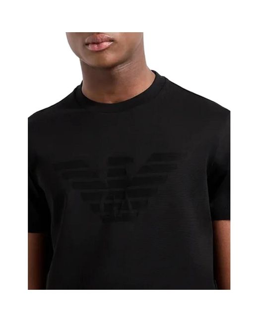 Emporio Armani Black T-Shirts for men