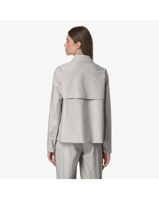 K-Way Giubbotto Arabel Stretch in het Gray