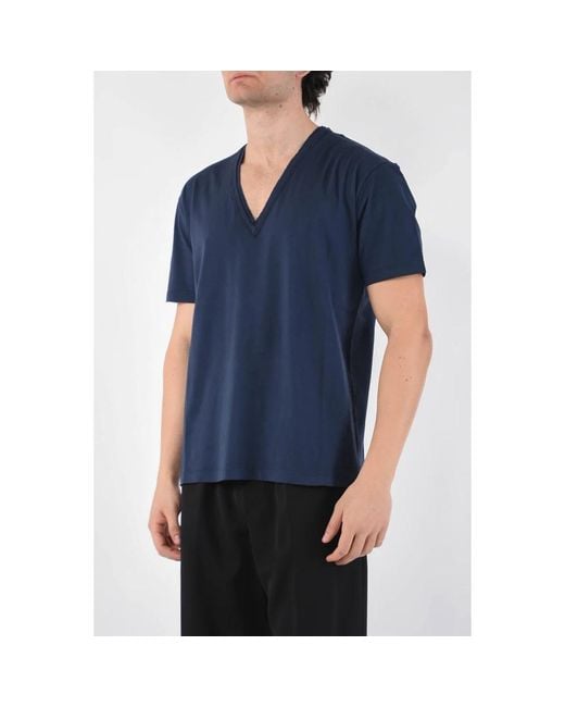 Mauro Grifoni Blue T-Shirts for men
