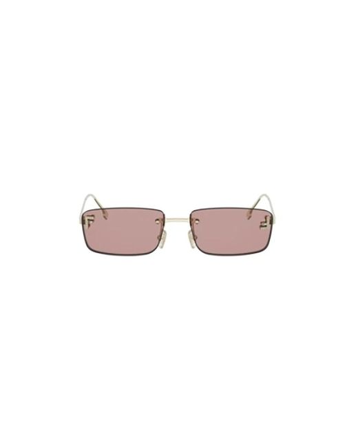 Fendi Yellow Sunglasses