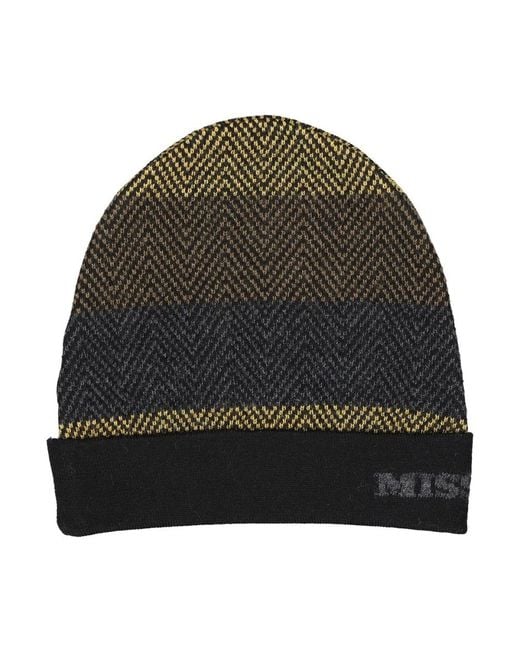 Missoni Green Beanies for men