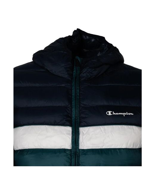 Down Jackets Champion en coloris Blue