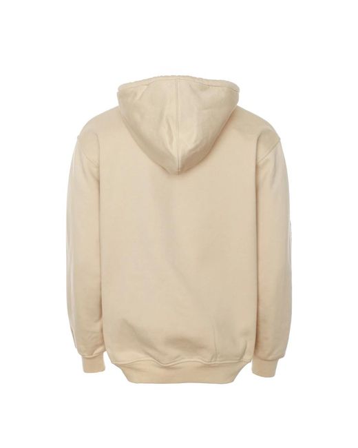 Adish Hoodies & Sweatvesten ,Hoodie in het Natural voor heren