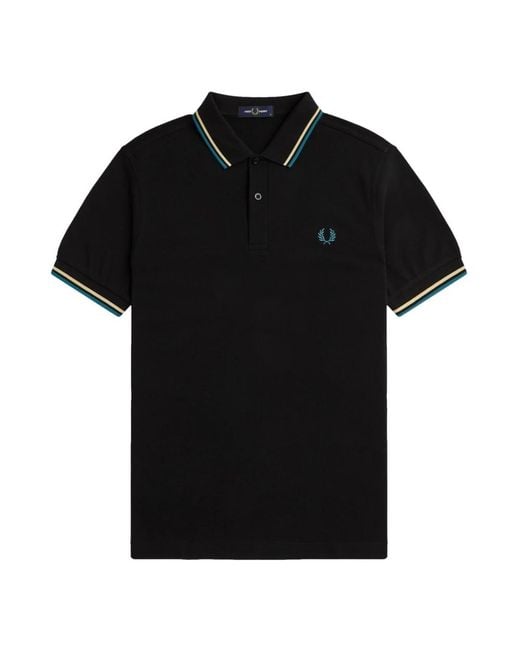 Fred Perry Black Classic Polo for men