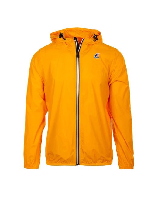 K-Way Orange Light Jackets for men