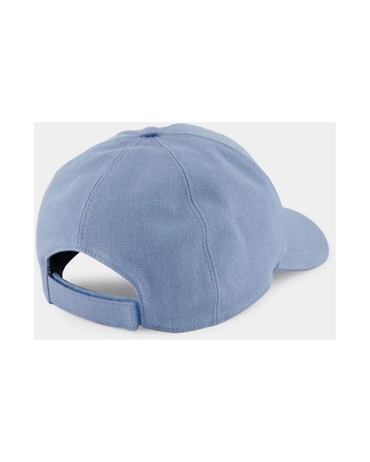 Fendi Canvas Baseball Cap in Blue für Herren