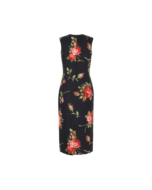 Dolce & Gabbana Red Midi Dresses
