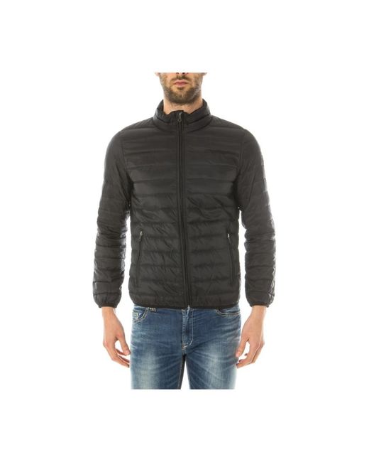 Winter Jackets Armani Jeans de hombre de color Black