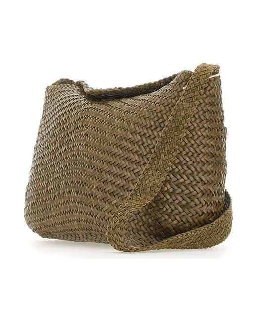 Dragon Diffusion Green Shoulder Bags