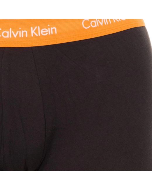 Calvin Klein Low Rise Trunks in het Black voor heren
