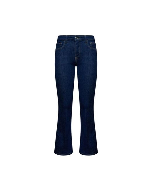 Silvian Heach Blue Bootcut-Jeans Mit Stretch