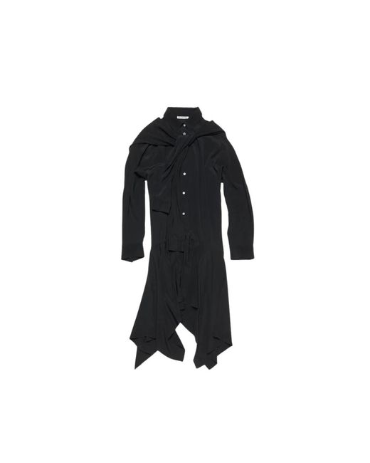 Acne Black Midi Dresses
