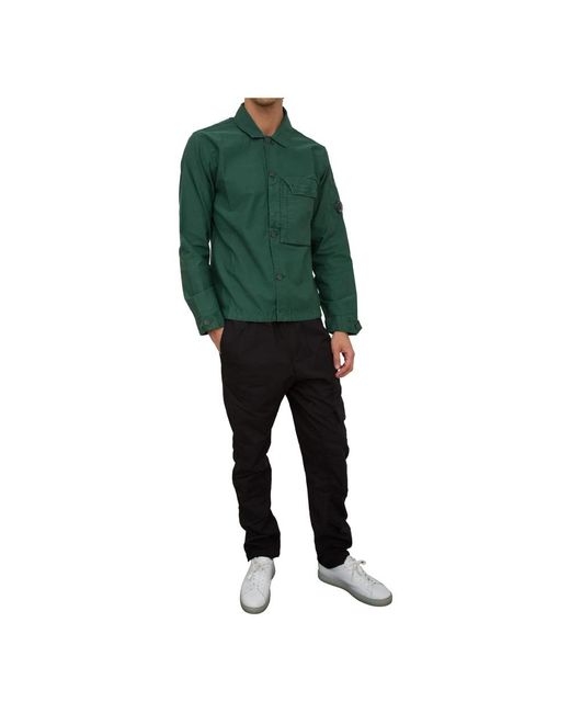 Light Jackets di C P Company in Green da Uomo