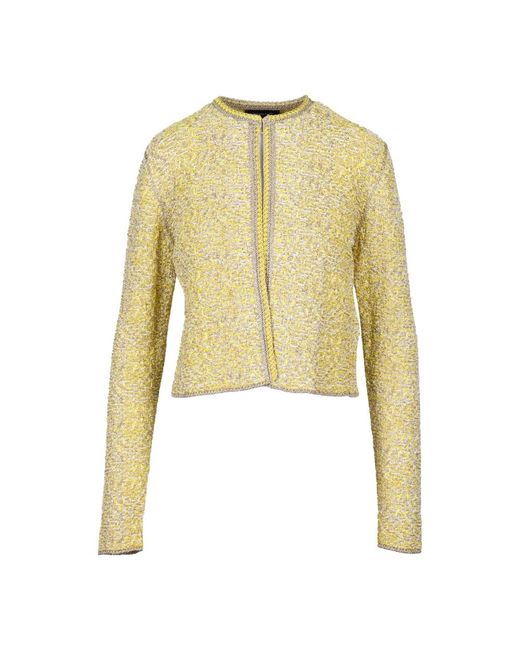Tweed Jackets Fabiana Filippi de color Yellow