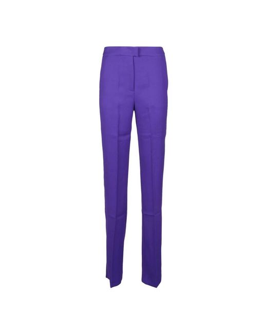 ANDAMANE Purple Straight Trousers