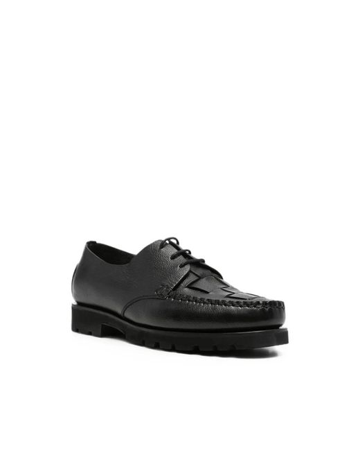 Hereu Black Laced Shoes for men