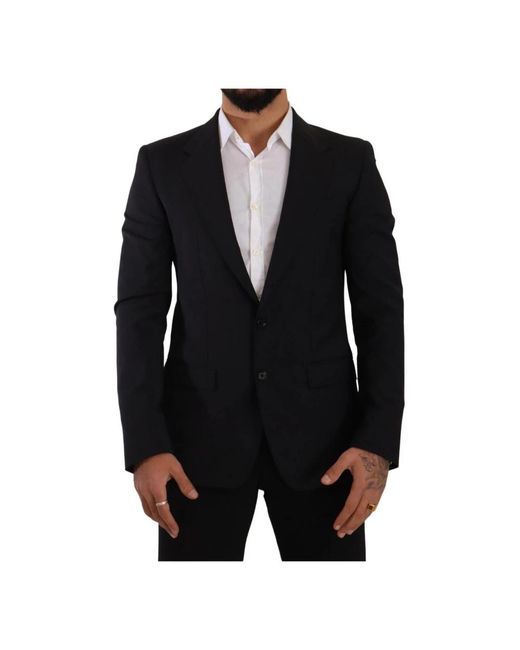 Dolce & Gabbana Black Blazers for men