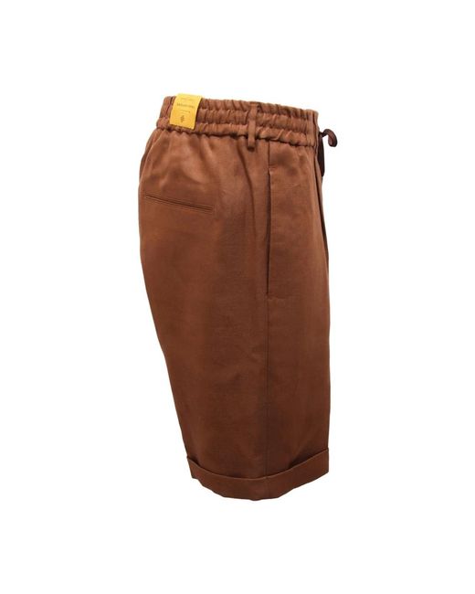 Tagliatore Brown Casual Shorts for men