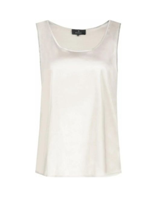 Monari Tijdloos Damen Tanktop Voor Dagelijkse Stijl in het White