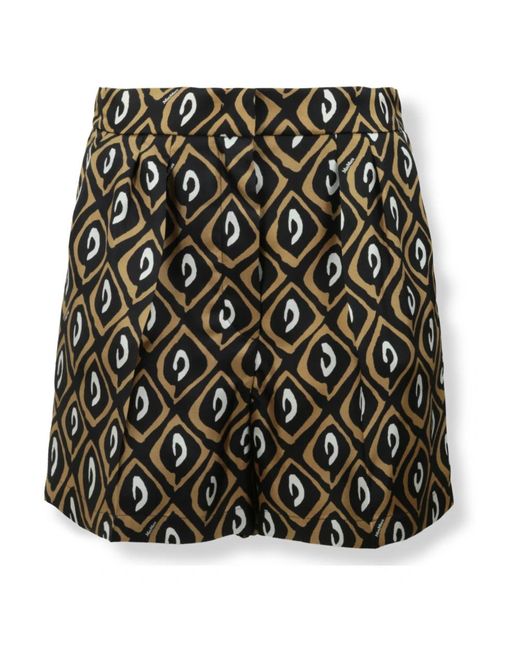 Max Mara Black Short Shorts