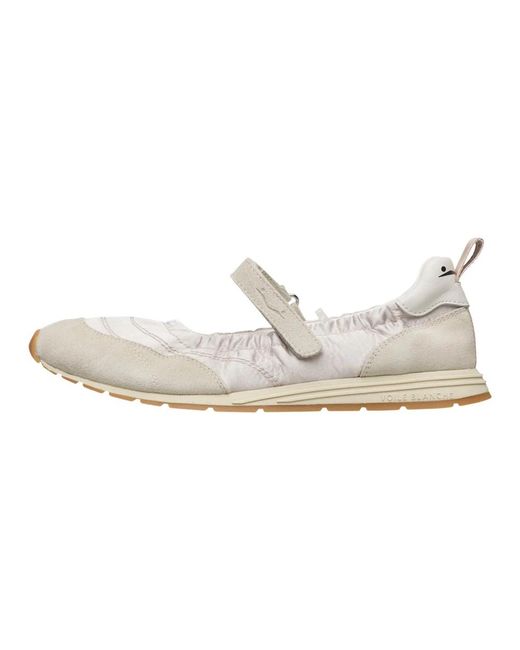 Voile Blanche White Ballerina Shoes