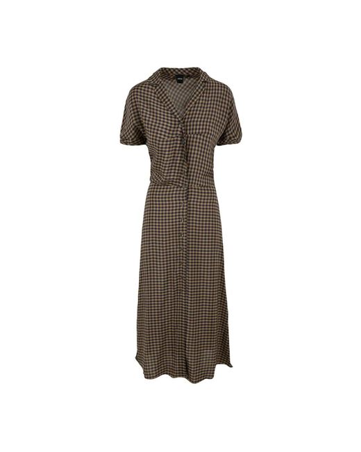 Aspesi Brown Shirt Dresses