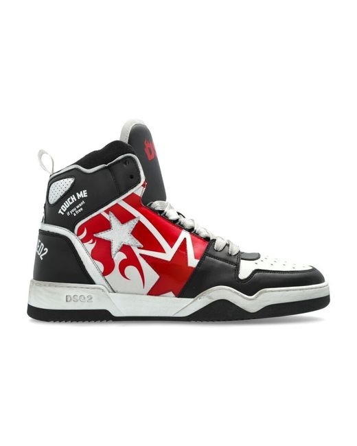 DSquared² Red Sneakers for men