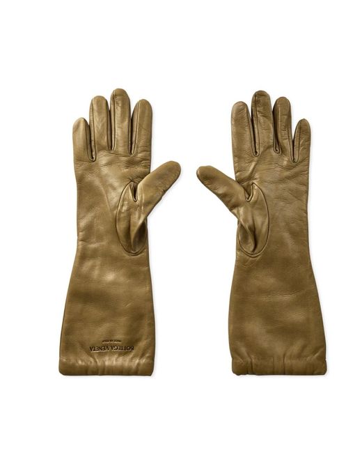 Bottega Veneta Green Gloves